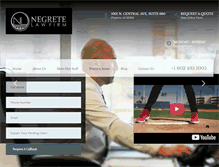 Tablet Screenshot of negretelawfirm.com